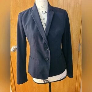 Ann Taylor Classic Black Work Office Blazer